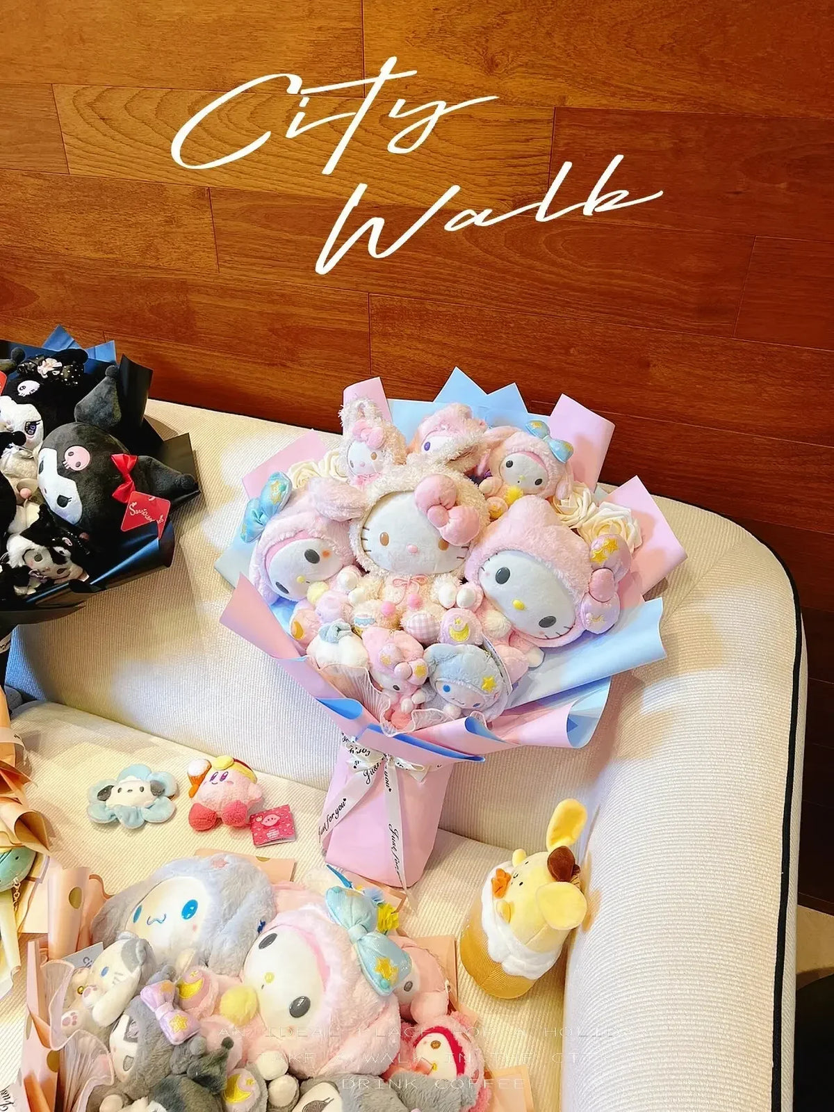 Sanrio Led Lights My Melody Plush Toy Bouquet Flowers - Tophatter Daily Deals