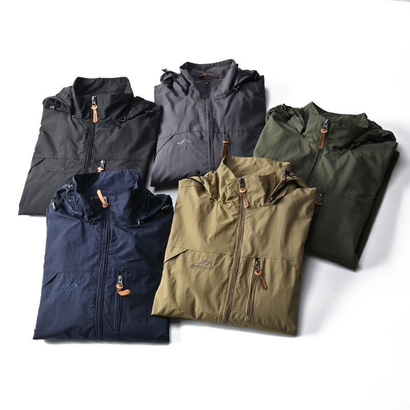Waterproof Mens Tactical Jacket - Hooded, Lightweight - Tophatter Daily Deals