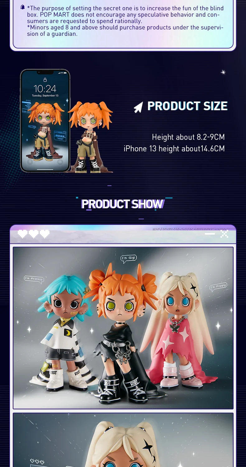 Genuine Pop Mart Lil Peach Riot: Loading! Series Figures Blind Box Outer Space - Tophatter Daily Deals