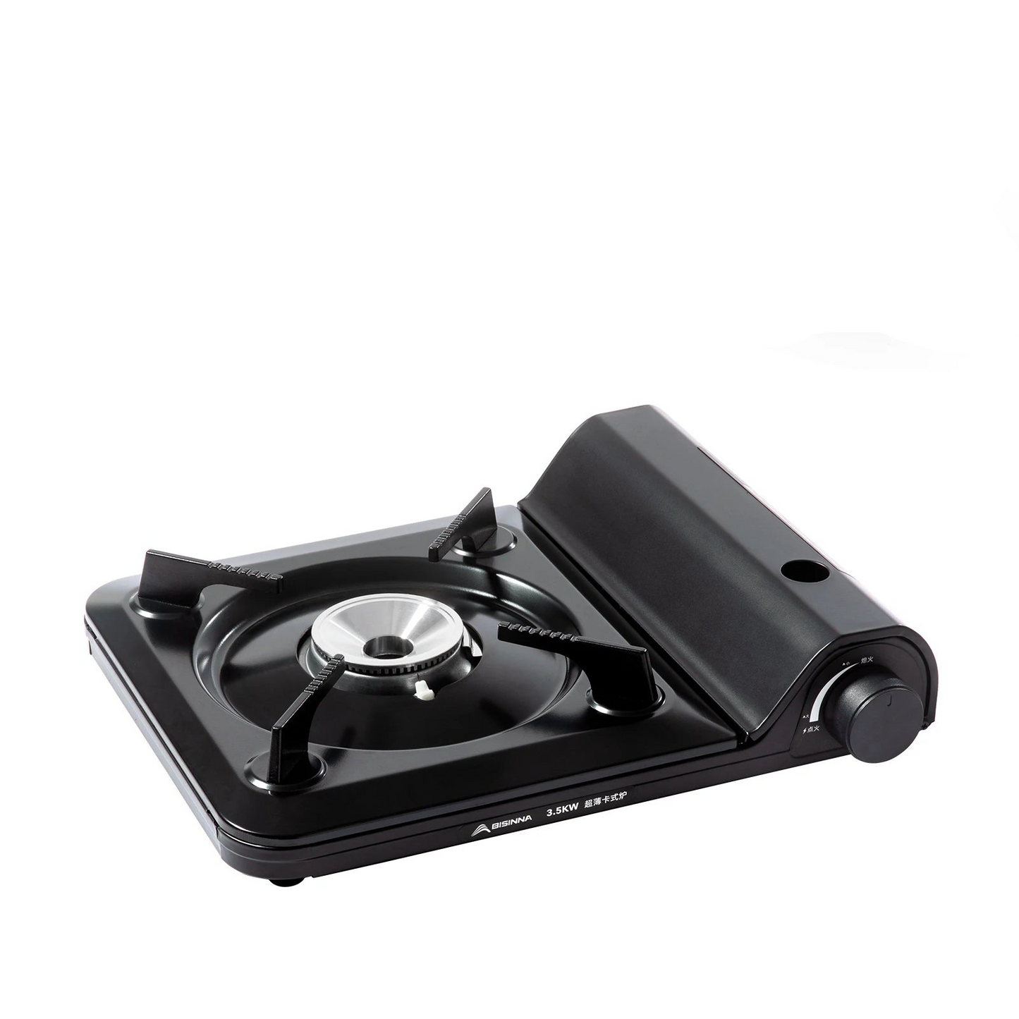 3500W Portable Butane Gas Stove Black Camp Cooking - Tophatter Daily Deals