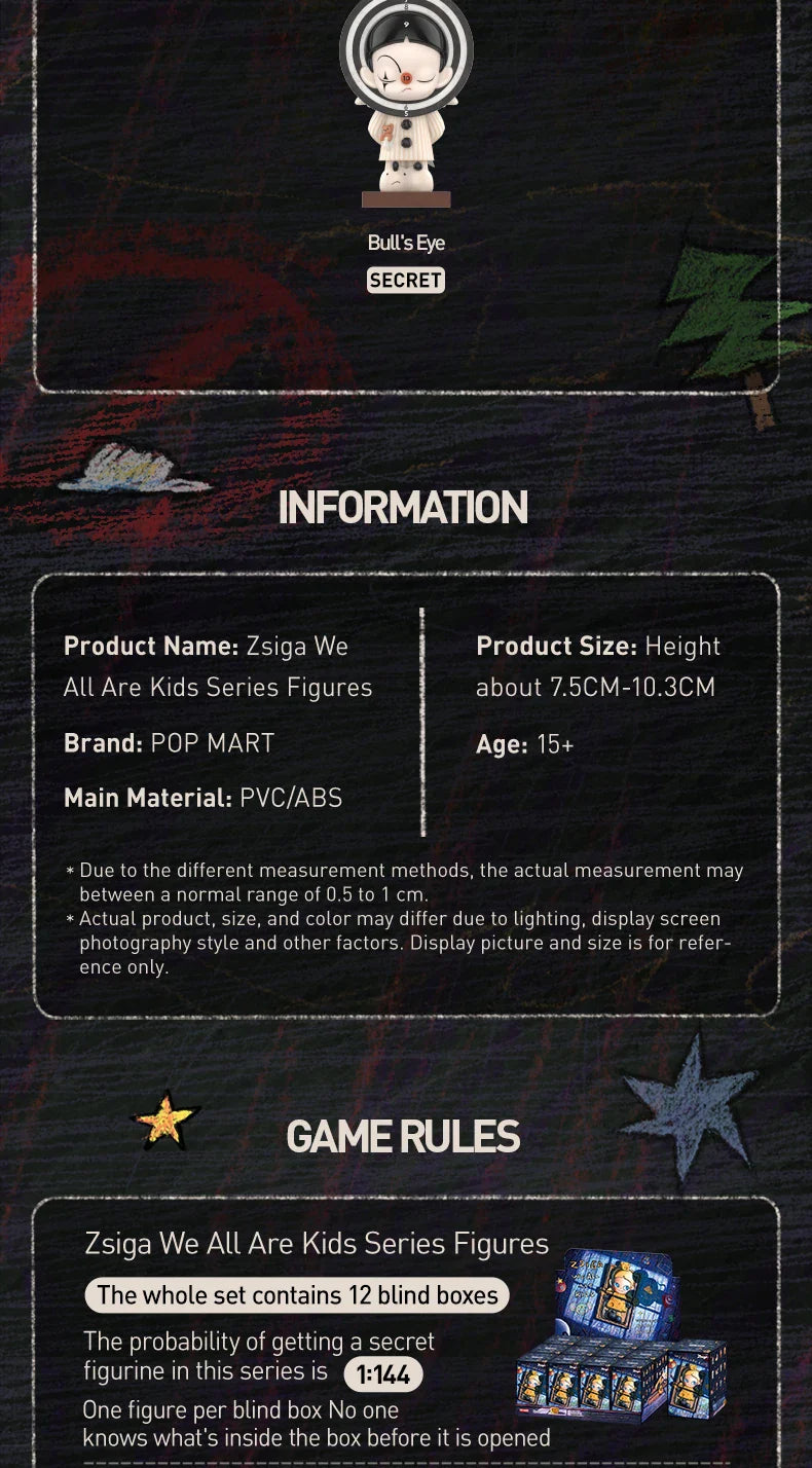 Genuine Pop Mart Zsiga We All Are Kids Series Figures Blind Box Mythical - Tophatter Daily Deals