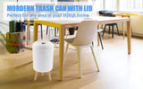 Motion Sensor Trash Can Small Plastic Smart Bin Hands Free - Tophatter Daily Deals