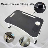 Simple, Sturdy and Durable, Wireless Charging, Foldable Small Table, Bed Laptop Table Furniture & Decor - Tophatter Daily Deals
