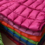 Lightweight Women’s Down Jacket - Hooded, Packable Travel - Tophatter Daily Deals