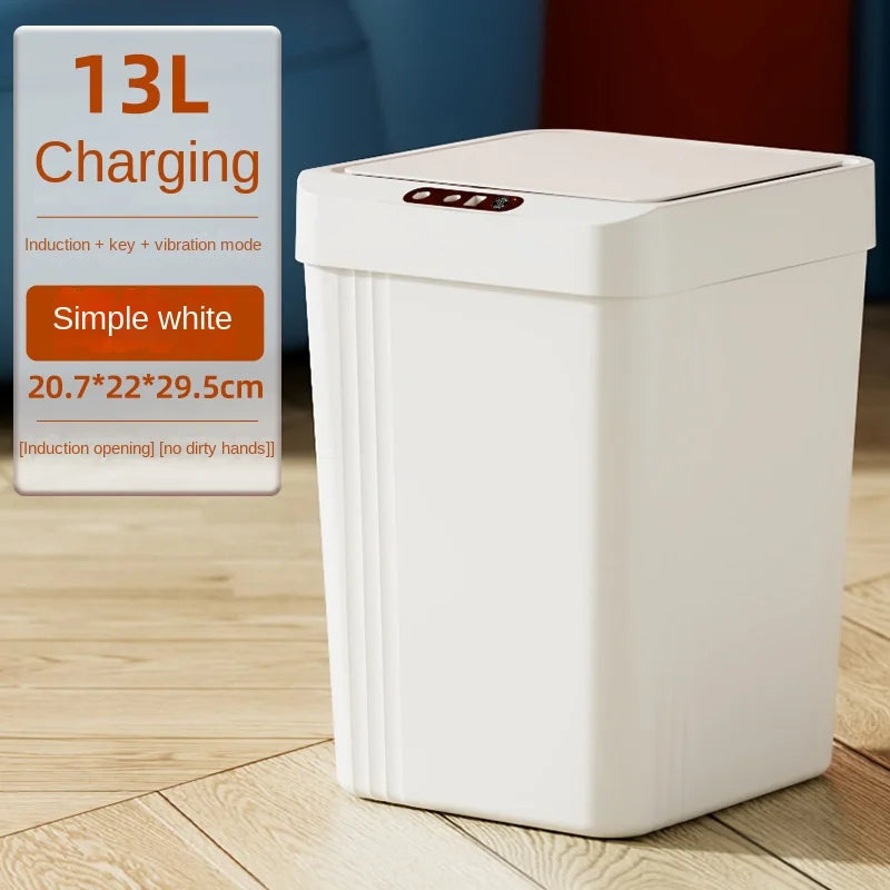 Sensor Trash Can Automatic Waste Bin Home 2025 Hands Free - Tophatter Daily Deals