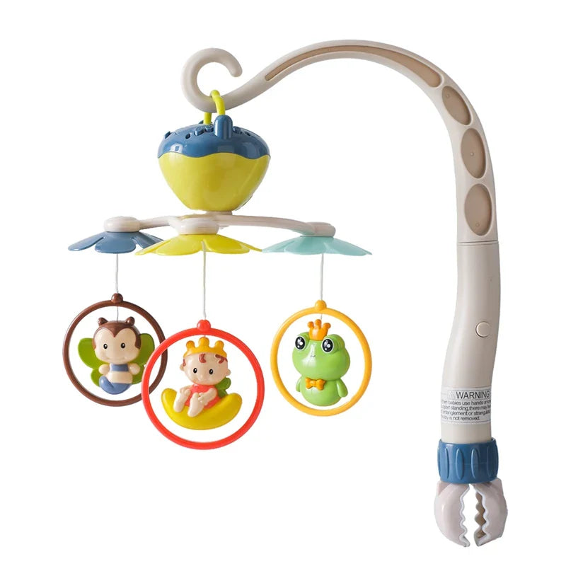 Hot Air Balloon Crib Mobile Newborn Sensory Toys Soothing Animal Music-01 - Tophatter Daily Deals