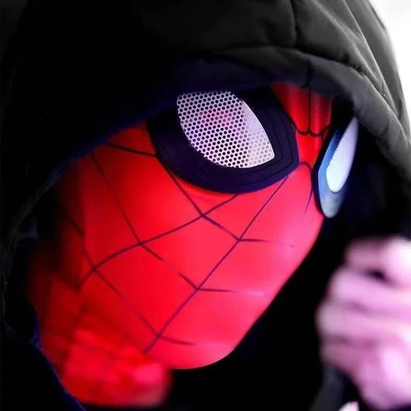 3D Spider-Man Halloween Mask for Adults and Kids, Lightweight Stretchable Superhero Costume Headgear for Cosplay and Parties Costumes & Accessories - Tophatter Daily Deals