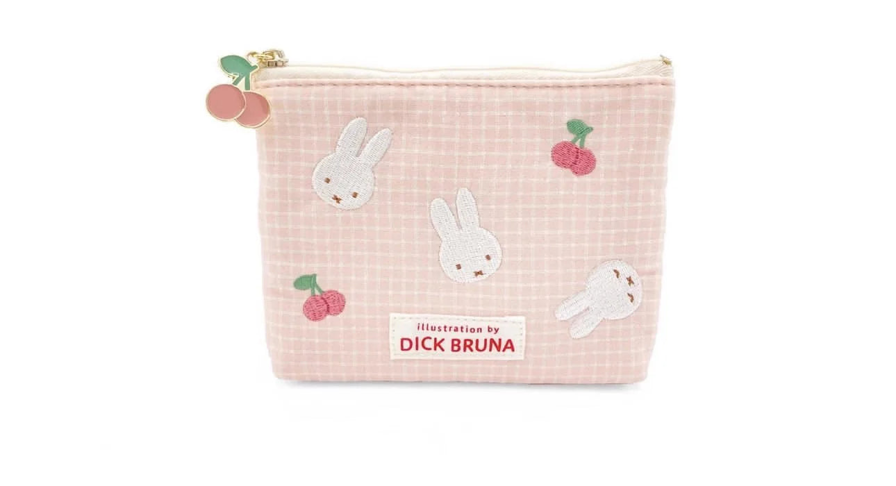 Miffy Embroidered Zipped Makeup Bag 01 Animals - Tophatter Daily Deals