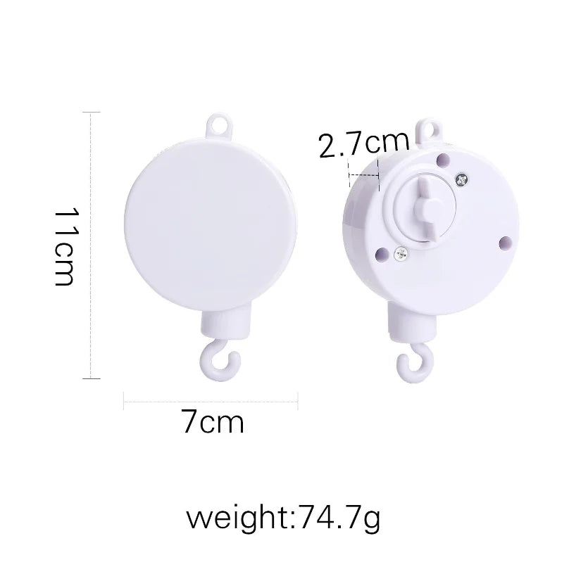 Wooden Rabbit Crib Mobile Newborn Sensory Toys Soft music box - Tophatter Daily Deals