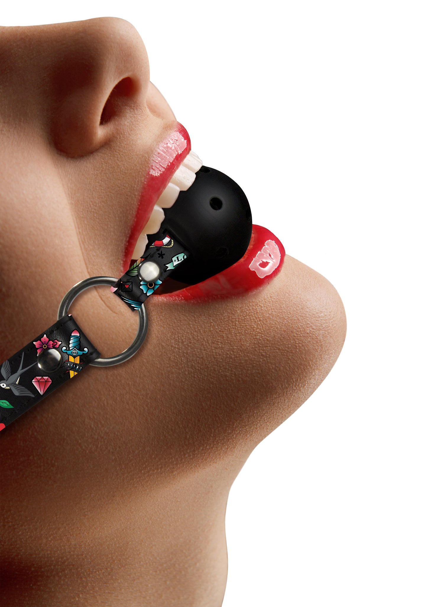 Ouch Breathable Ball Gag With Adjustable Leather Straps – Ball Gag > Bondage Gear > Gags and Bits - Tophatter Daily Deals