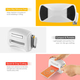 Die Cutting Machine Mini Handheld For DIY Scrapbooking - Tophatter Daily Deals
