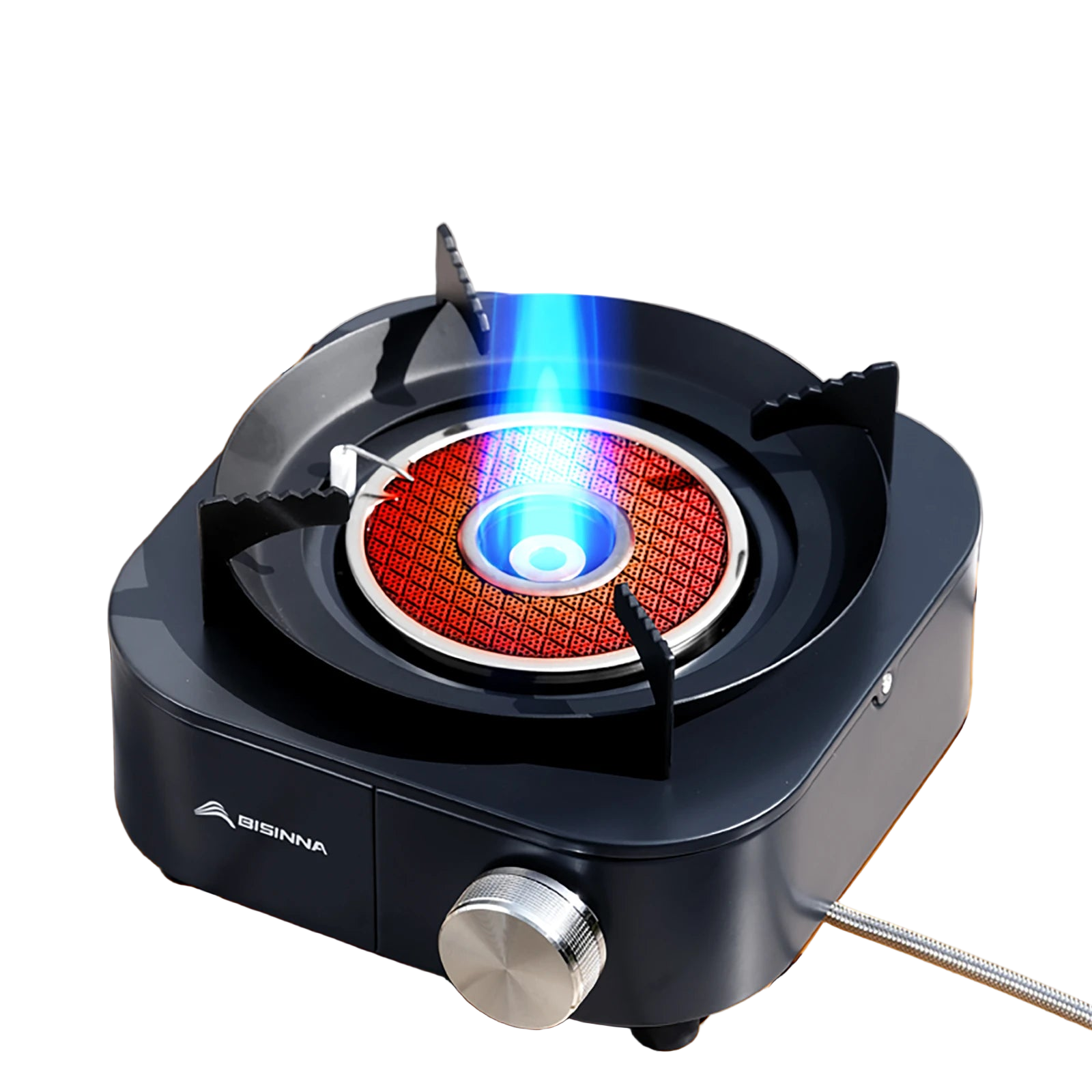 4000W High-Power Infrared Gas Stove Dark Blue Camp Cooking - Tophatter Daily Deals