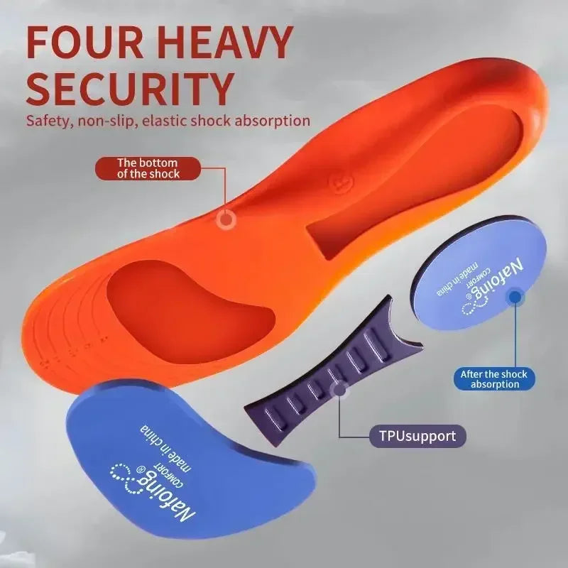 Sport Insoles Shock Absorption Orthotic Shoe Inserts Plantar Fascia Insole - Tophatter Daily Deals