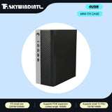 Mini ITX HTPC Case 1U PSU Support Mesh Compact Home Theater - Tophatter Daily Deals