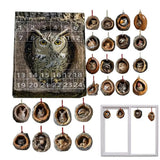 Advent Calendar Cat Countdown Hanging Tree Ornaments - Tophatter Daily Deals
