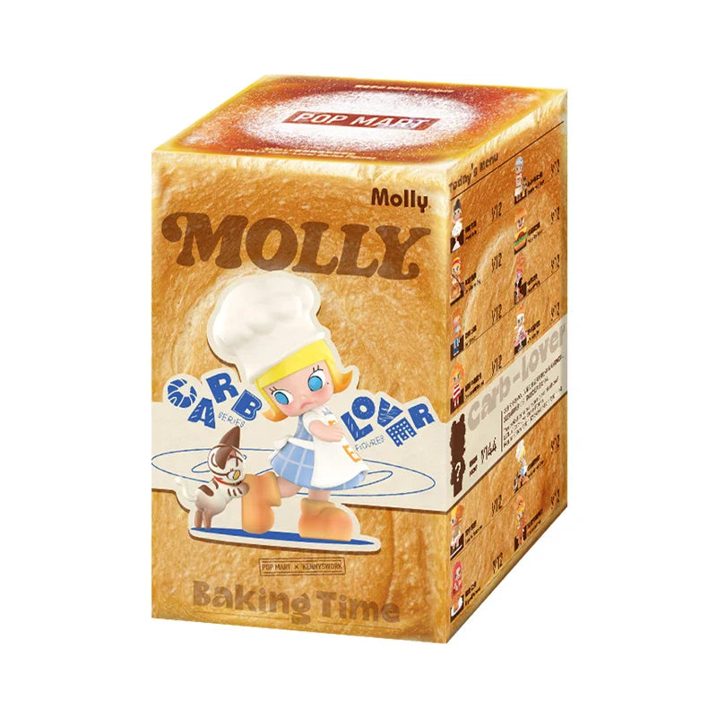 Genuine Pop Mart Molly Carb-Lover Series Figures Blind Box 1 Unopened Blind Box Food - Tophatter Daily Deals