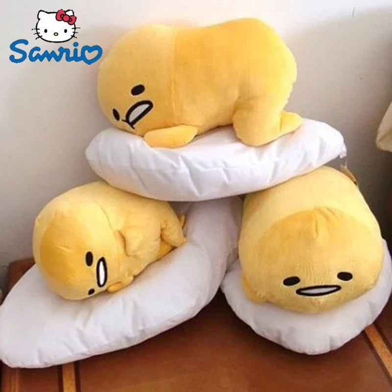 Sanrio Gudetama Plush Soft Stuffed Plushie Lazy Egg Pillow Food - Tophatter Daily Deals