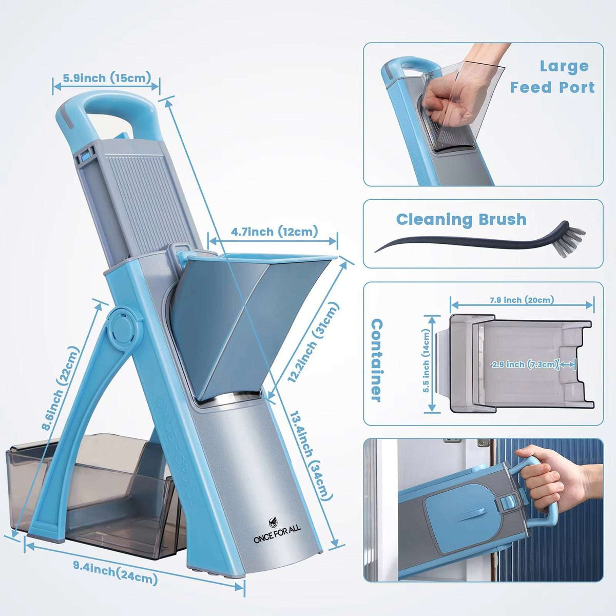 Multifunctional Safe Hand Mandoline Slicer Mandoline Slicers - Tophatter Daily Deals