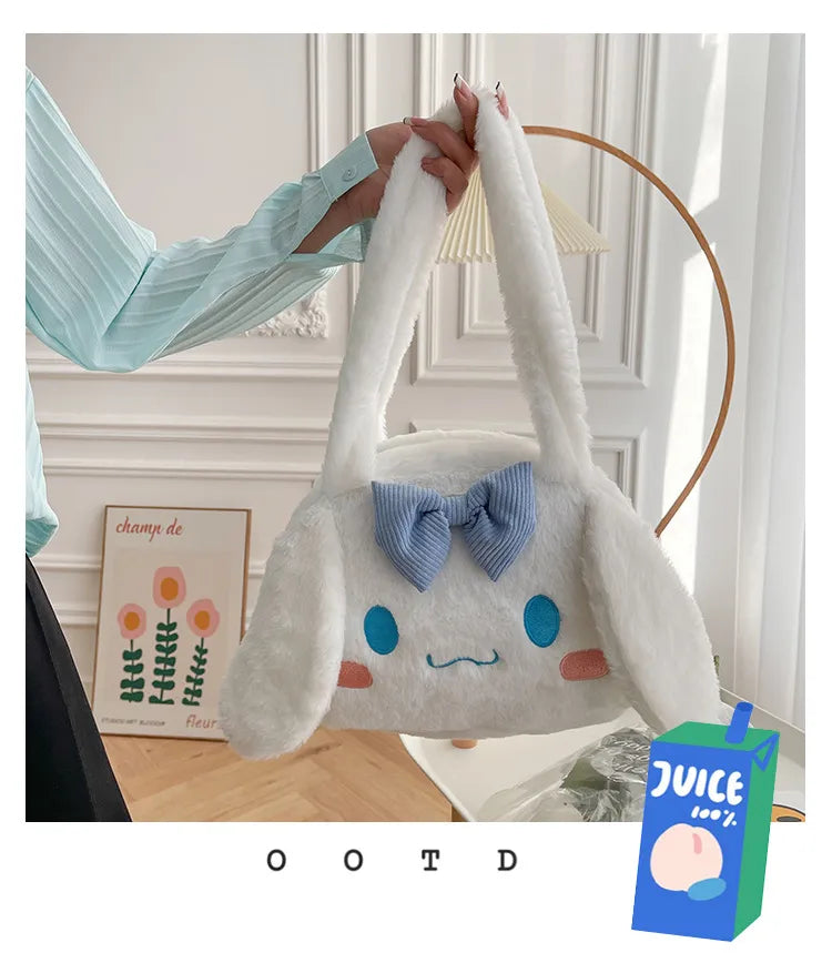 Sanrio Plush Cinnamoroll My Melody Kuromi Tote Shoulder Bag Anime - Tophatter Daily Deals