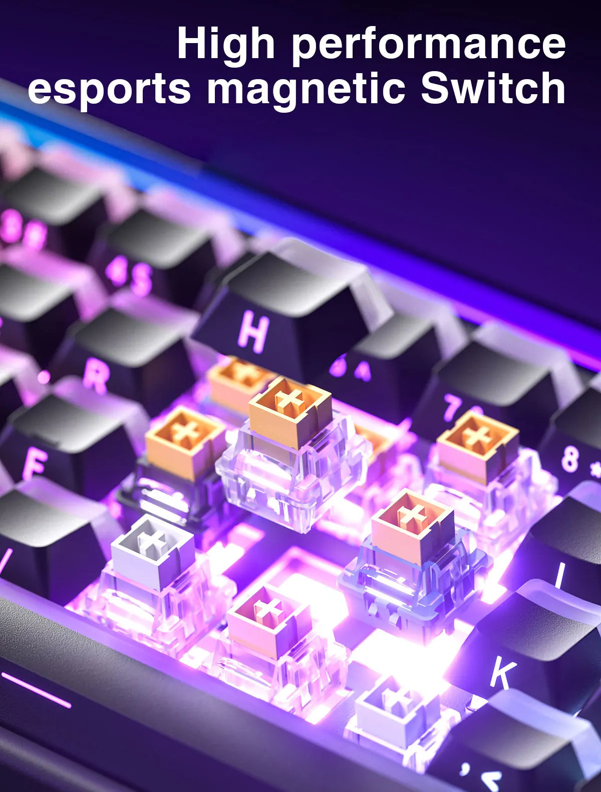 Mechanical Gaming Keyboard 68 Key RGB Compact Esports - Tophatter Daily Deals