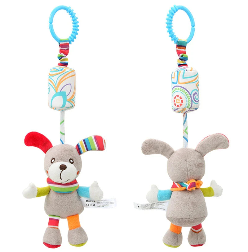 Baby Rattle Hanging Plush Toy Newborn Sensory Toys Gift - Tophatter Daily Deals