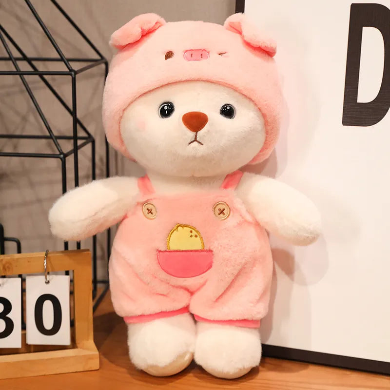 Dinosaur Bear Plush Toy Cute Stuffed Animals Bunny Duck Plushie Pig Bear Animals - Tophatter Daily Deals