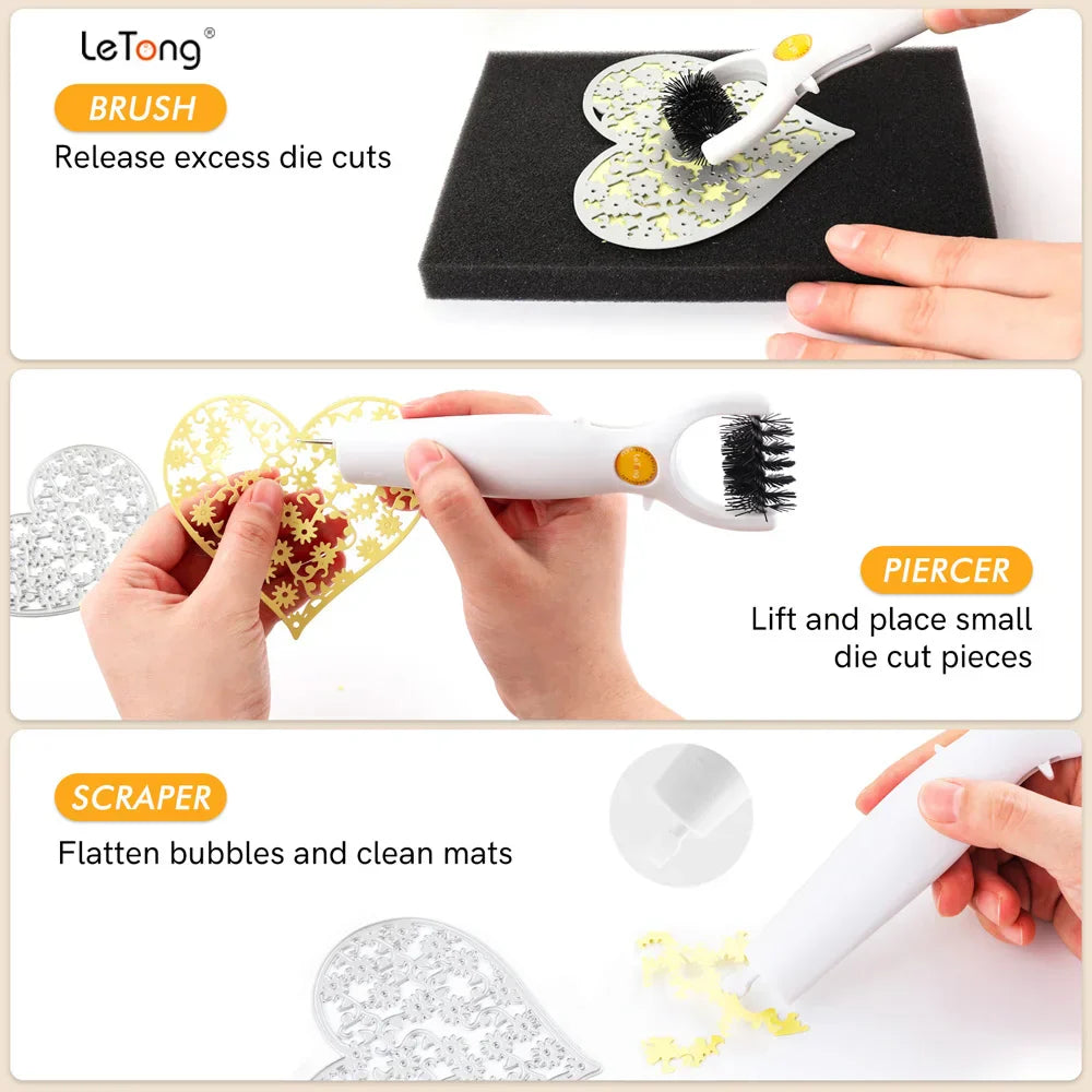 Portable Manual Die Cutting And Embossing Machine For Cards - Tophatter Daily Deals