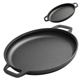 Non-Stick Camping Cast Iron Frying Pan Camp Cooking - Tophatter Daily Deals