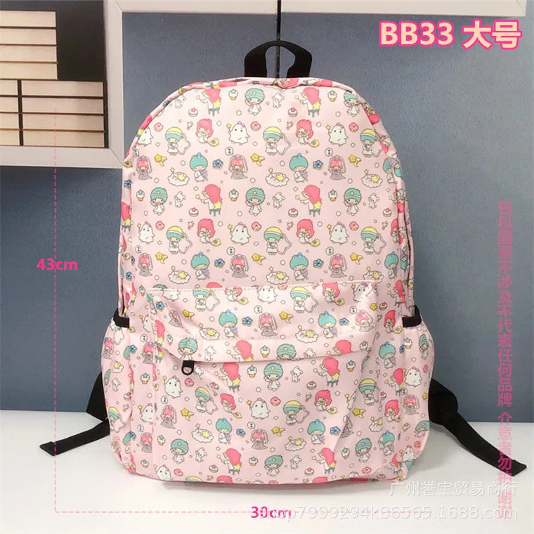 Sanrio Student Backpack Lightweight Rucksack Little Twin Stars Anime - Tophatter Daily Deals