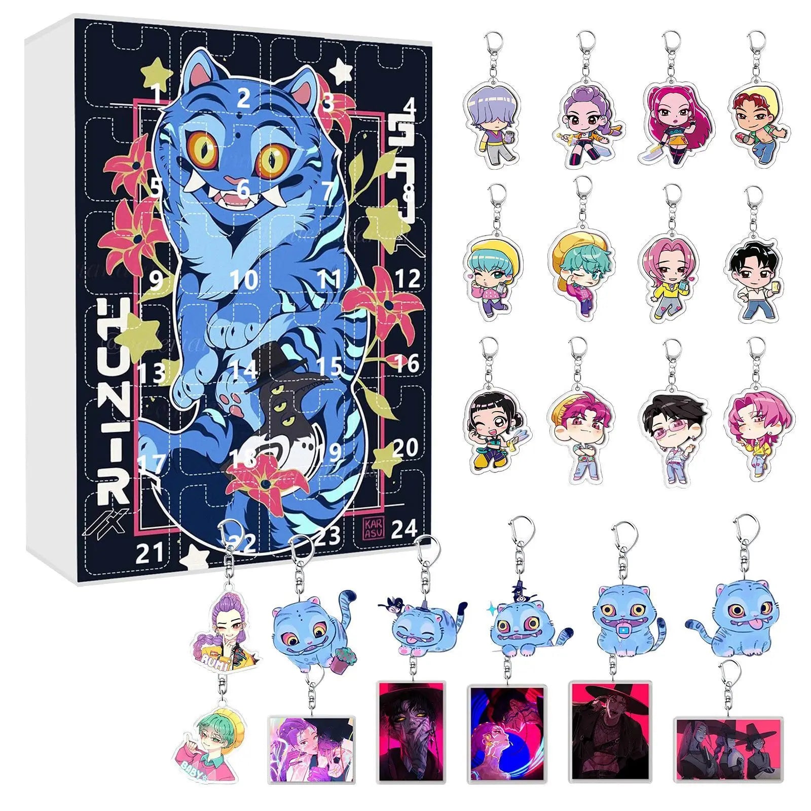 Kpop Advent Calendar 24 Day Demon Hunters Keychain Gift 11 - Tophatter Daily Deals