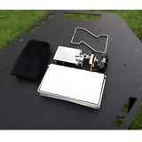 Camping Foldable Cartridge Stove Silver Camp Cooking - Tophatter Daily Deals