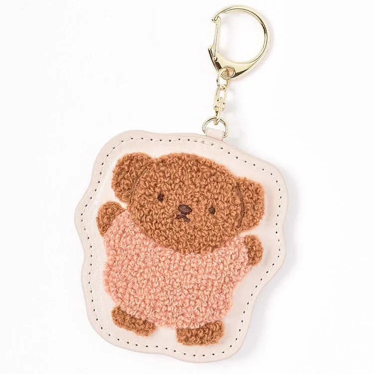 Miffy Fluffy Bunny Keychain Pink Boris Animals - Tophatter Daily Deals