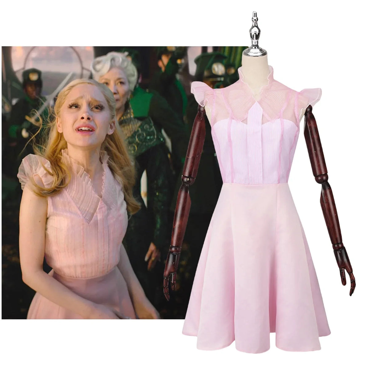 Glinda Witch Pink Cosplay Dress Halloween Party 2025 - Tophatter Daily Deals