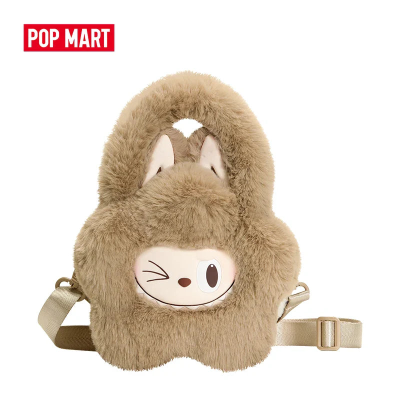 Genuine Pop Mart The Monsters Labubu Classic Series - Plush Flower Bag Brown Bag Mythical - Tophatter Daily Deals