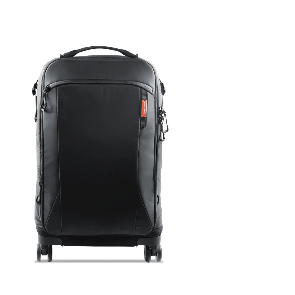 2-in-1 Outdoor Trolley Case Backpack Expandable Black Backpacks - Tophatter Daily Deals