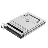 Foldable Stainless Steel Wood Stove Silver Camp Cooking - Tophatter Daily Deals