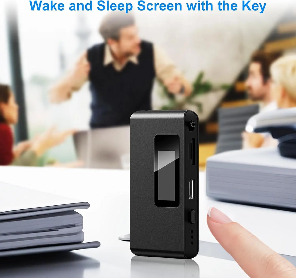 Mini Digital Discreet Voice Recorder For Kids Pocket - Tophatter Daily Deals