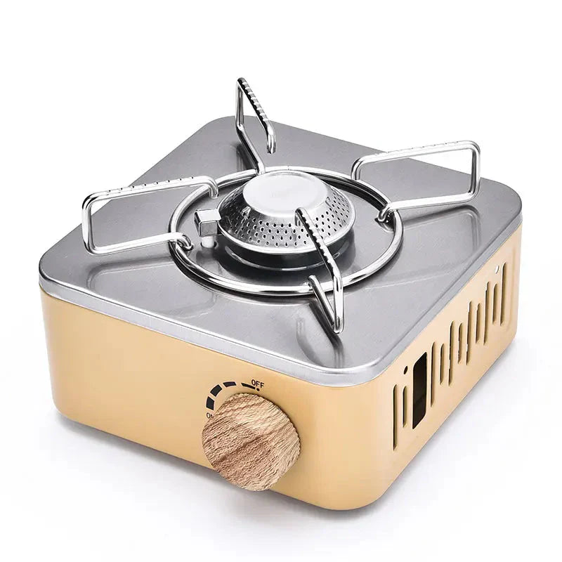 Camping Gas Stove 2800W Khaki Camp Cooking - Tophatter Daily Deals