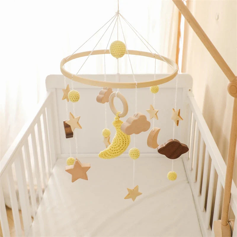 Hot Air Balloon Crib Mobile Newborn Sensory Toys Soothing - Tophatter Daily Deals