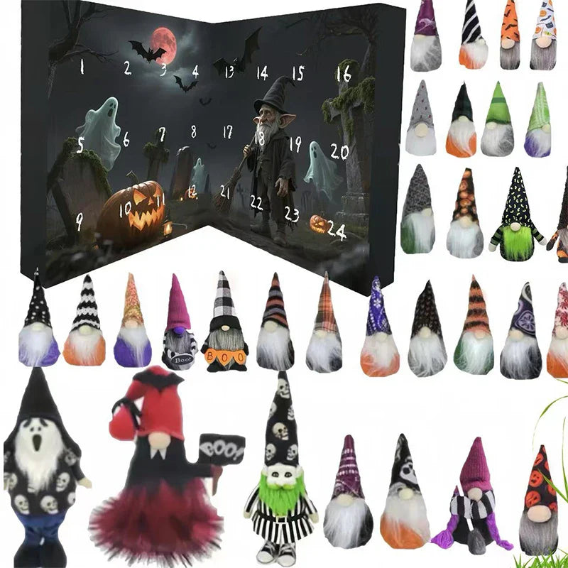 Halloween Gnome Advent Calendar Countdown With 24 Gnomes 2025 F - Tophatter Daily Deals