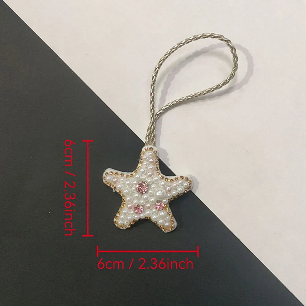 Coconut Tree Sequin Patch Keyring Bag Pendant Handmade E4 - Tophatter Daily Deals