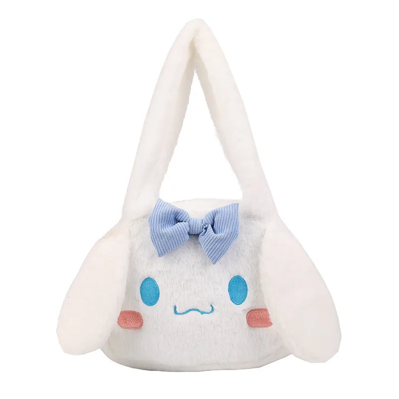 Sanrio Plush Cinnamoroll My Melody Kuromi Tote Shoulder Bag Cinnamoroll 28cm Anime - Tophatter Daily Deals