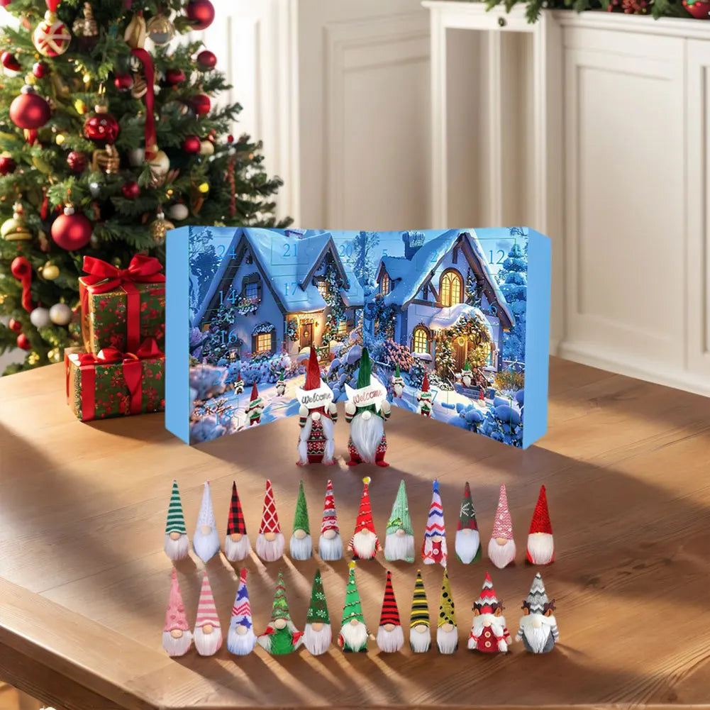 Christmas Gnome Advent Calendar 24 Plush Gnome Dolls 2025 - Tophatter Daily Deals