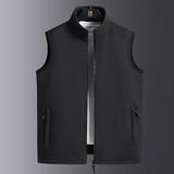 Warm Mens Fleece Vest - Sleeveless, Lamb Fleece, Winter - Tophatter Daily Deals