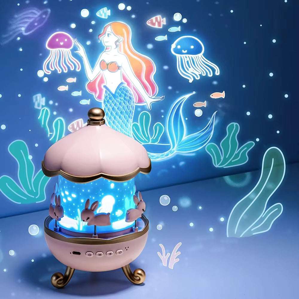 Baby Night Light Projector with White Noise & 21 Colors & 15 Films Baby Night Light Projectors - Tophatter Daily Deals