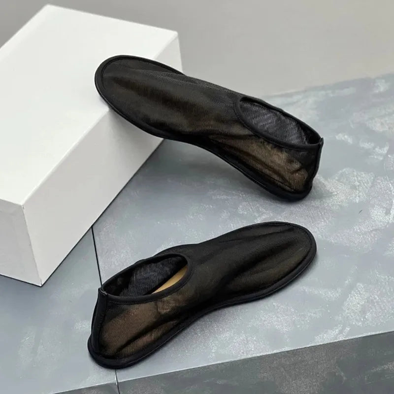 Breathable Women Mesh Ballet Flats - Slip On, For Summer - Tophatter Daily Deals