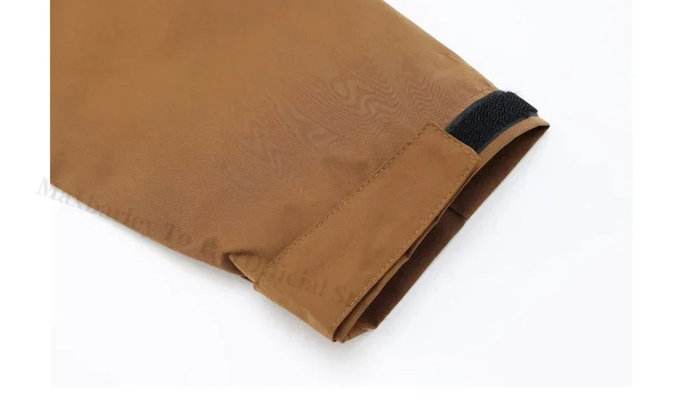 Waterproof Men's Hiking Jacket - Oversized Hooded Polyester - Tophatter Daily Deals