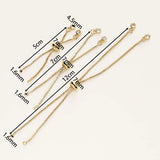 Adjustable Slider Chains For DIY Bracelet Making Accessories - Tophatter Daily Deals
