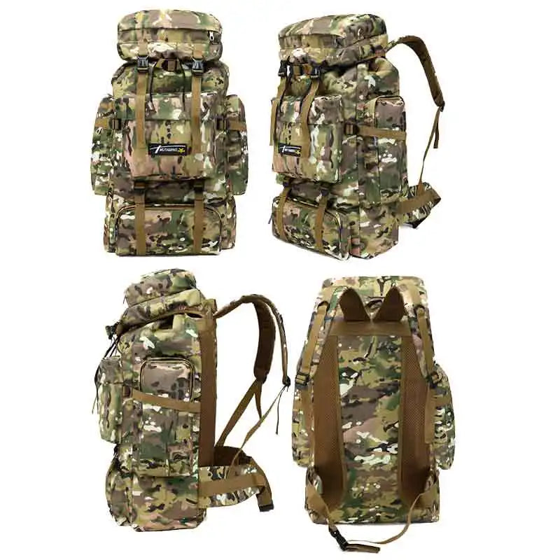 Outdoor Backpack Oxford MOLLE Rucksack Camouflage Backpacks - Tophatter Daily Deals