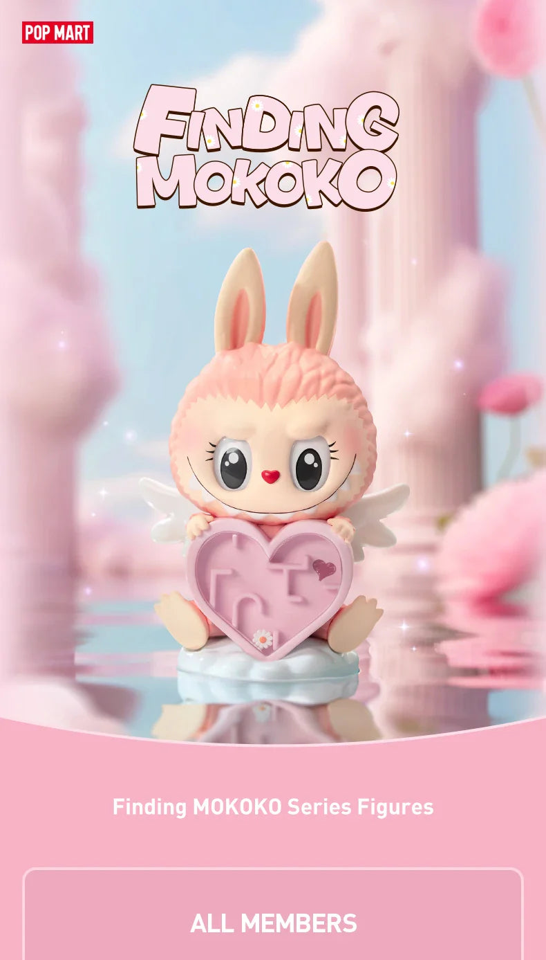 Genuine Finding Mokoko Labubu Series Figures 1pc/10pcs Blind Box Mythical - Tophatter Daily Deals